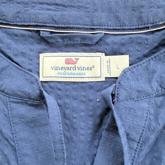 Vineyard Vines Harbor Performance Flutter Sleeve Dress Sz L - Picture 5 of 7